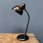 Ongemerkte Zwarte Kaiser Idell Bureaulamp Model 6551 thumbnail 3