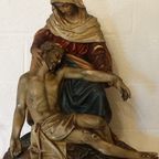 Groot Pieta Beeld Van Ch. Proost Sartini Antwerpen. thumbnail 11