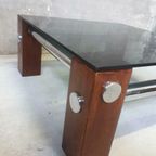 Retro Salontafel Vintage Salontafel Rookglas thumbnail 5