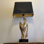 Verguld Bronzen Lamp "Madonna" - Alain Chervet - Frankrijk '70 thumbnail 16