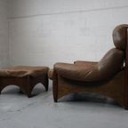 Ranger Lounge Chair With Ottoman By Erik Deforce For Gervan thumbnail 9