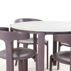 Bruno Rey Voor Kusch & Co Eetkamerset Tafel + Stoelen Vintage thumbnail 2