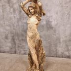 Oud Stenen Tuinbeeld Franse Sculptuur 175 Cm Hoog thumbnail 17