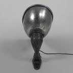 Industriele Aluminium Straatlamp, Wandlamp, Jaren 50 thumbnail 12