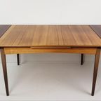 Vintage Palissander Houten Eettafel | Uitschuifbaar thumbnail 9