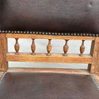 2 Handgemaakte Henry Ii Franse Stoels, Circa 1880 thumbnail 7