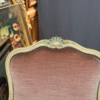 Zitset In Lodewijk Xv-Stijl. Bank En Twee Fauteuils. thumbnail 2