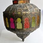 Marokkaanse Lamp Gekleurd Glas thumbnail 5