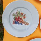 Vintage Limoge Borden 4 St.uitstekende Staat. 25 Cm thumbnail 7