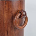 Vintage Massief Houten Paraplubak, Frankrijk 1950 Art Deco thumbnail 5