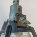Emaille Fabriekslamp Zwart thumbnail 5