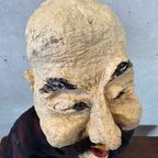 Theaterpop ‘boedhhist Uit De Ming Dynastie’ In Papier Maché thumbnail 7