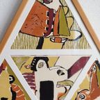Francis Hoogland Litho 4 Zeefdruk Figuratief Driehoek Cobra thumbnail 3