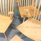 Set Van 5 Deens Design 'mikado' Stoelen, Kvist thumbnail 13