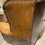 Engelse Chesterfield Fauteuil Springvale Model Suzanne Tabacco Bruin thumbnail 5