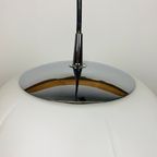 White Frosted Glass Artichoke Pendant Light Xl By Peill And Putzler thumbnail 4