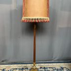 Antieke Staande Lamp In Empirestijl. Massief Hout En Massief Brons. thumbnail 2