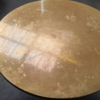 Messing Gepatineerde Tafel Rond Wabi Sabi Gietijzer Voet Pedrali thumbnail 12