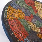 Grote Glas Mozaique Vintage Fruitschaal thumbnail 5