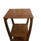 Vintage Hoge Eiken Plantentafel, Jaren '40/'50 thumbnail 3