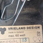 Vintage Metalen Vrieland Lamp Zwart. thumbnail 2