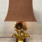 Vintage Hollywood Regency ‘Sunflower’ Tafellamp – Maison Jansen thumbnail 2
