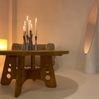 Vintage Oak Coffee Table By Gilbert Marklund For Furusnickarn Ab thumbnail 1