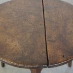 Geweldige Antieke Engelse Cricket Table Uit De 18e Eeuw thumbnail 4