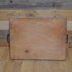 Ouderwets Dienblad Met Geschilderd Glas thumbnail 9