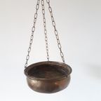 Antieke Hangpot Koperen Hangpot Vintage Pot thumbnail 2