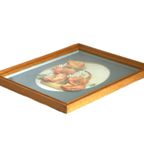 Vintage 3D Papier Kunst Romantiche Bloemenmandje thumbnail 4