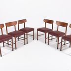 Italian Modern Set Of 6 Chairs, 1960’S thumbnail 2