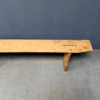 Lange Smalle Fruithouten Bank Uit Frankrijk thumbnail 16