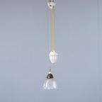 Antieke Art Deco Hanglamp / Pendellamp thumbnail 3