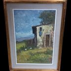 Elio Corsi "Rustico". Italiaanse Kunstschilder thumbnail 2