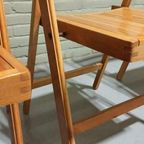 Set Van 5 Vintage Houten Klapstoelen Stoelen thumbnail 10