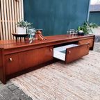 Mid Century Design Lowboard Tv-Meubel Palissander Dressoir thumbnail 10