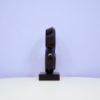 Zwarte Granieten Beeld Leonardo Nierman thumbnail 3