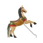 Vintage Houten Carrousel Paard Handbeschilderd Decoratief thumbnail 10