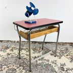 Vintage Formica Schoolbankje Uit Italie, 1960’S thumbnail 12