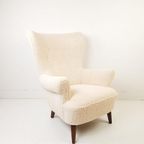 Vintage Artifort Theo Ruth Heren Fauteuil Teddy Nieuwe Stof thumbnail 9