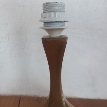 Messing Tafel Lamp Maria Pergay Stijl Vintage Regency.