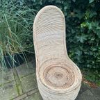 Bohemian Boho Rotan Bamboe Fauteuil Handgemaakt thumbnail 4