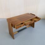 Walnut Desk With Drawers, 1960S thumbnail 5