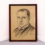 Antieke Tekening / Portret 1924 thumbnail 4