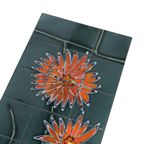 Grote Keramische Tegeltafel Adri Belarti Oranje Bloemen Abstract 109Cm thumbnail 14