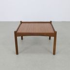 Vintage Salontafel Teak 1960 Omkeerbaar Blad thumbnail 2