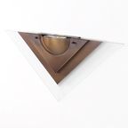 Design Wandlamp Koper Met Glas, Dijkstra 1980s thumbnail 2