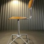 Vintage Industriële Bureaustoel / Atelierstoel / Desk Chair thumbnail 4