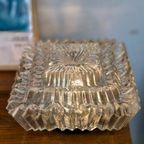 Vintage Plafonniere / Tafellamp Glas 70s thumbnail 2